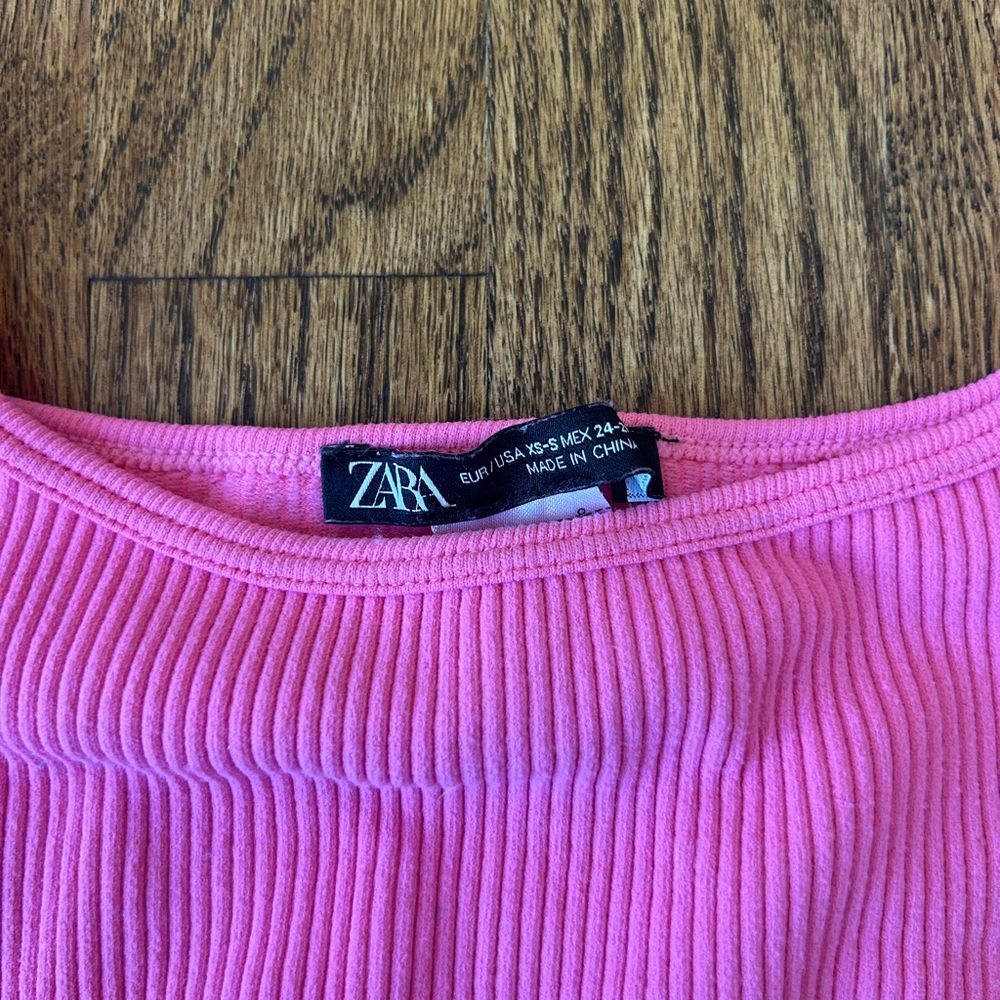 Zara Ribbed Top - Picture 2 of 4
